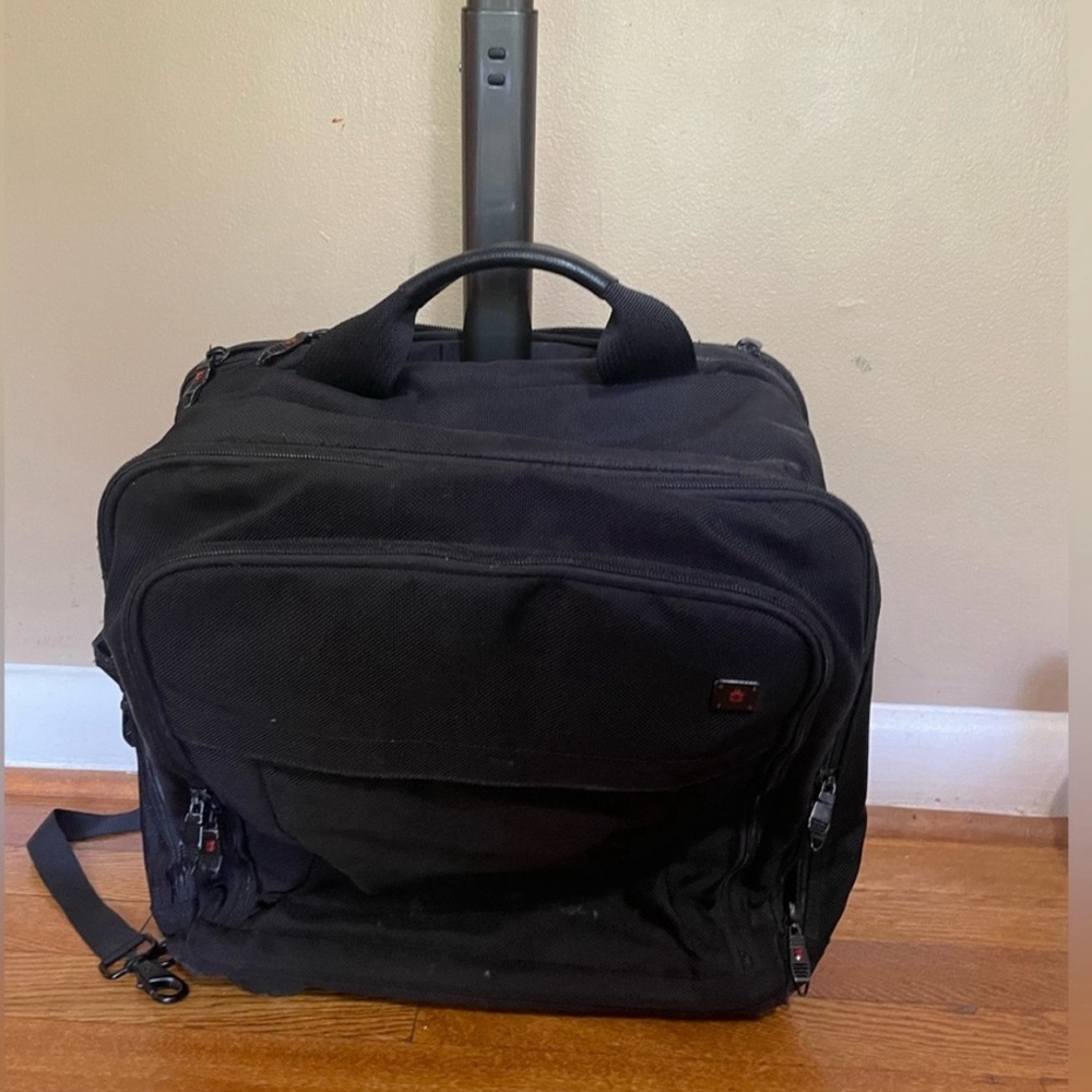 Victorinox Wheeled Briefcase with Backpack straps.